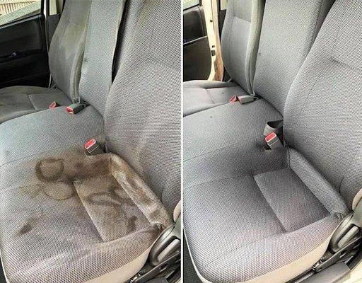 Car seat and carpet cleaning