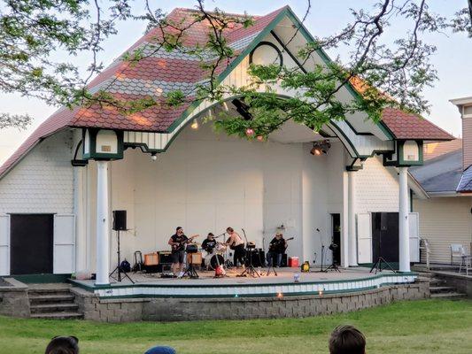 Band Pavilion at Mackinaw Crossings