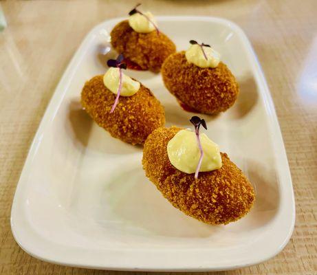 Bacalao - salt cod potato croquettes