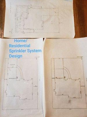 Irrigation design. Sprinkler and drip/trickle systems.