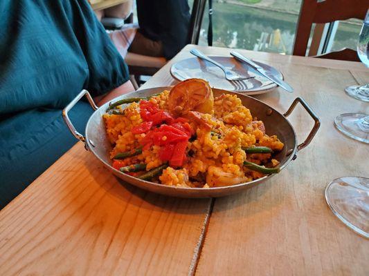 Lazy Paella with Shrimp