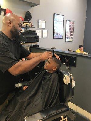 Best barber in the shop!