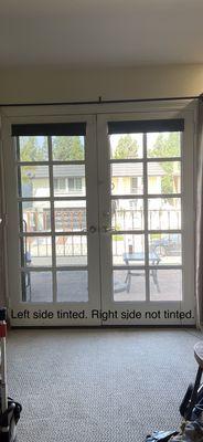 French doors.