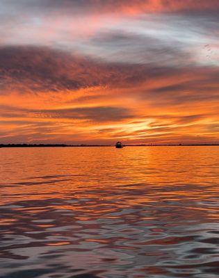 Beautiful Florida sunset.  Let us make your stay memorable.  Join us on a Sunset cruise available each evening.