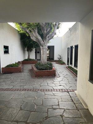 Courtyard to the front door