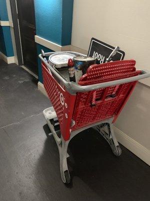 Stolen Target cart...