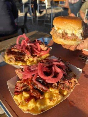 Brisket Mac  & Cheese Bowls