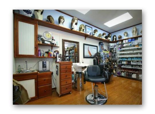 Salon designed for the nautical feel in Point Loma.