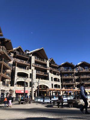 Feb 2022- view of the village center/skate rink