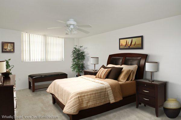 Bedroom, Lake Lucerne Towers, Orlando, FL