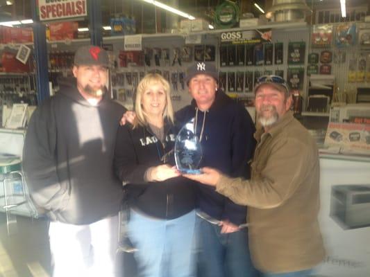 Edgar and sons 2nd places dealer for day and night southern calif