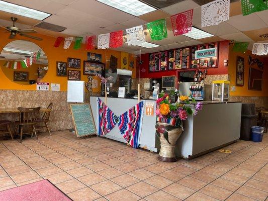 Inside of La Mexican Fiesta...always clean