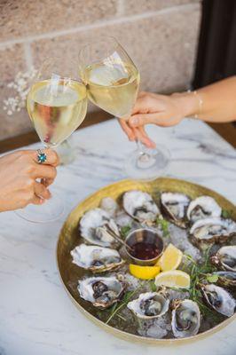 Cheers for $1 oysters, Happy Hour is Monday to Friday 3-5 pm