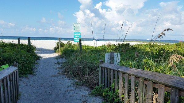 Our Private Beach Access to the Gulf of Mexico