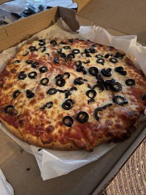 Gluten free pizza - delicious!