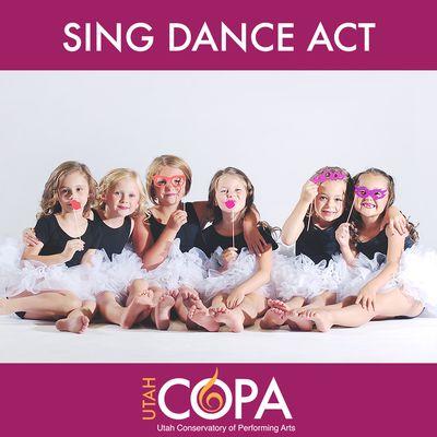 Utah COPA is a Best of State performing arts conservatory for youth that develops talent across voice, dance, songwriting & musical theatre.