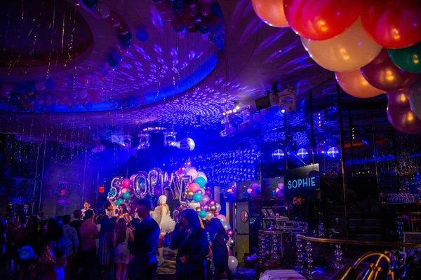 Sophie Lynett Bat Mitzvah,  Month 2019  250 Guests The Rainbow Room, New York City