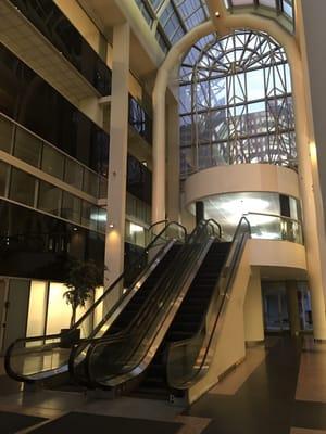 Squeaky escalators by Mulberry Street entrance