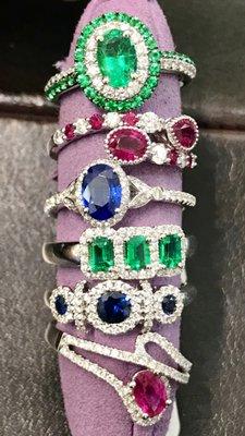 Natural Rubies, Emeralds and Sapphires