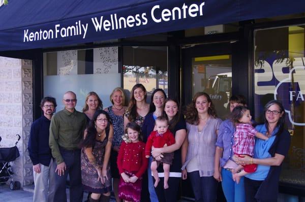 The practitioners at the 2-year anniversary of the Wellness Center.