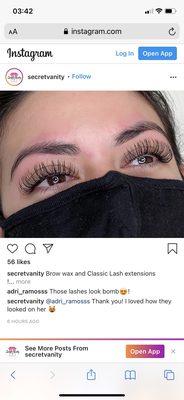 Classic lash set