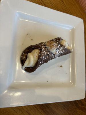 Chocolate cannoli