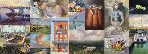 We're Back!  2021 Artist Reception - June 3rd 5-7pm - enjoy works by 18 regional artists and hear live music by Roses n Rust