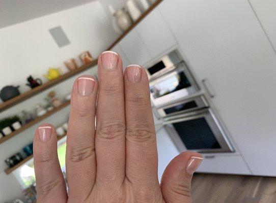 French Gel Manicure