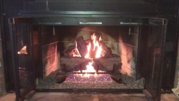 These are gas logs for existing fireplaces, we sell and install Real Fyre (brand name) gas logs...