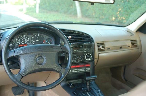 Interior Detail for a 1994 325i BMW.