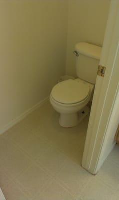 Deep Clean Completed Sept 2014. Master Bathroom Toilet After