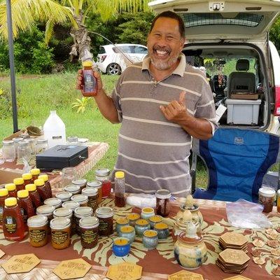 Uncle Mike with MY Kauai Honey