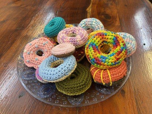 Healthy Crochet Donuts!