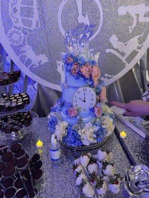 Cinderella themed cake