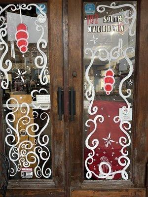 Gotcha Latte front doors.  Visit is for an authentic good time.