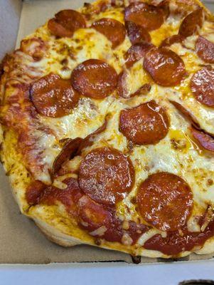 Pepperoni pizza