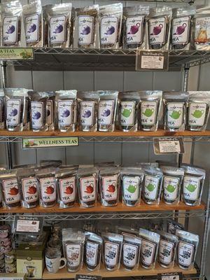 Loose leaf teas from Tea 'n Things in Simpsonville!