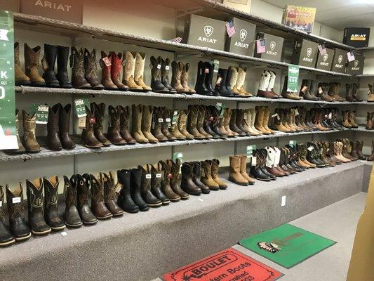 Men's western boots many different styles and brands! Come on in and check them out