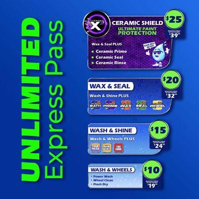 Sign up today for our Unlimited Express Pass and get your first month for as low as $10!