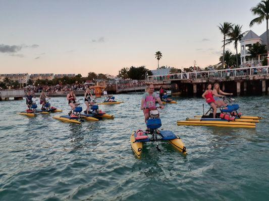 Sunset Pier and Mallory Square