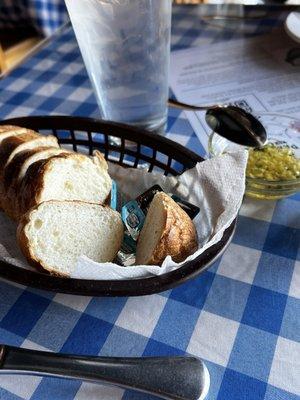 Bread with olive oil