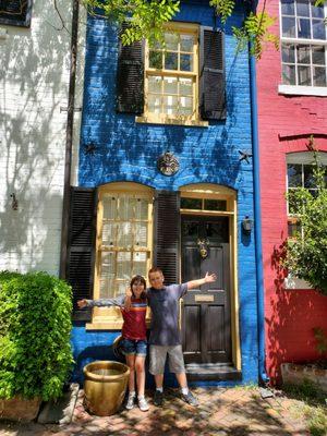 The "Spite House" is the narrowest home in America. At 7 feet wide and 25 feet deep, it has 325 square feet in 2 stories of living space.