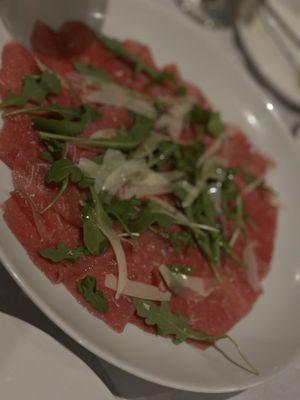 Beef carpaccio