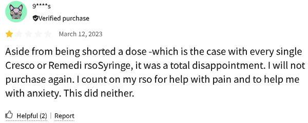 Every single syringe I've gotten is short like this too. How do they keep getting away with this?