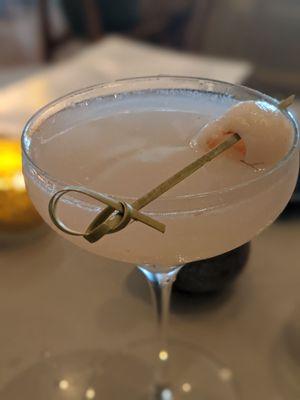 Lychee martini.