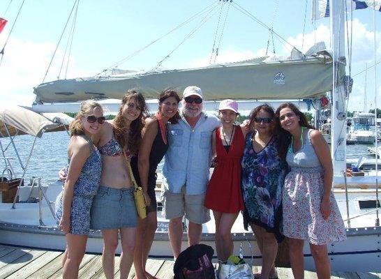 Happy Sailing at Waterman's Crab House with Blue Crab Chesapeake Charters