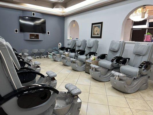 Pedicure area