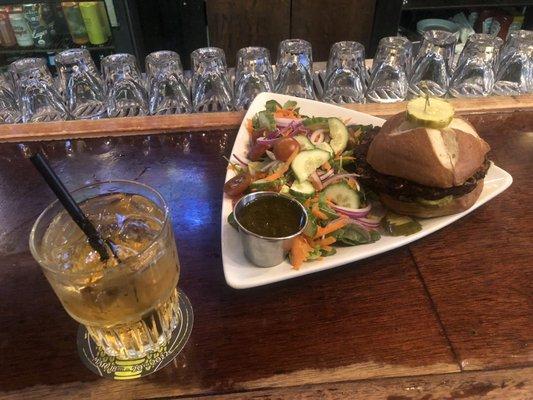 Jameson And Chipotle Black Bean Burger