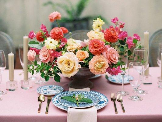 Colorful centerpiece