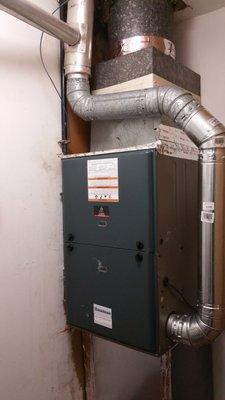 New installation of a Guardian 80% Furnace